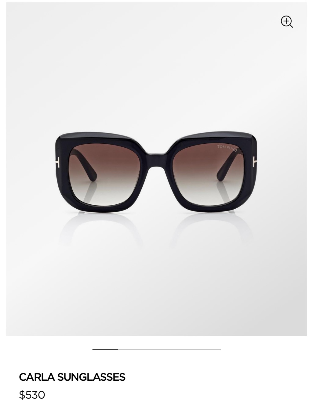 Tom Ford Women's Black Carla Sunglasses